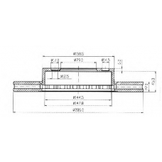 BDC3804 QUINTON HAZELL Тормозной диск