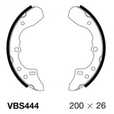 VBS444 MOTAQUIP Комплект тормозных колодок
