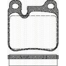8110 29161 TRISCAN Комплект тормозных колодок, дисковый тормоз