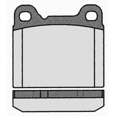 584.0 RAICAM Комплект тормозных колодок, дисковый тормоз