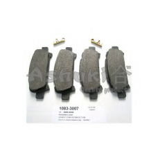 1083-3007 ASHUKI Комплект тормозных колодок, дисковый тормоз