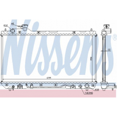 64630A NISSENS Радиатор, охлаждение двигателя