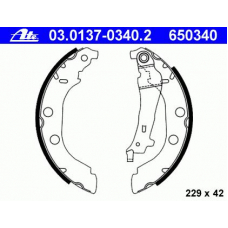 03.0137-0340.2 ATE Комплект тормозных колодок