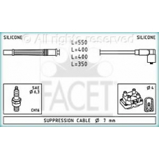 4.7229 FACET Комплект проводов зажигания