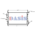 090019N AKS DASIS Радиатор, охлаждение двигателя