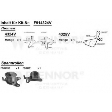 F914324V FLENNOR Комплект ремня грм