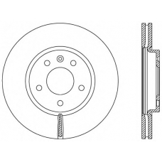 BDA2536.20 OPEN PARTS Тормозной диск