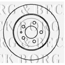 BBD4092 BORG & BECK Тормозной диск