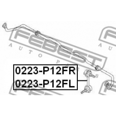 0223-P12FL FEBEST Тяга / стойка, стабилизатор