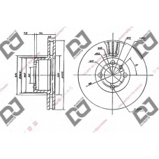 BD1611 DJ PARTS Тормозной диск