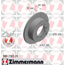 380.2165.20 ZIMMERMANN Тормозной диск