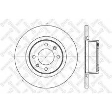 6020-1930-SX STELLOX Тормозной диск