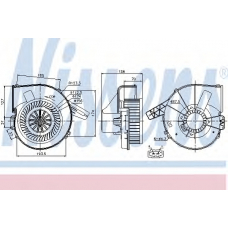 87028 NISSENS Вентилятор салона