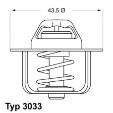 3033.78D WAHLER Термостат, охлаждающая жидкость