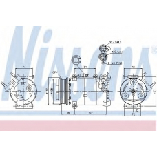 890040 NISSENS Компрессор, кондиционер