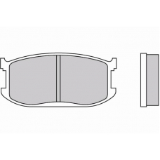 12-0191 E.T.F. Комплект тормозных колодок, дисковый тормоз