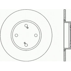 BDR2019.10 OPEN PARTS Тормозной диск