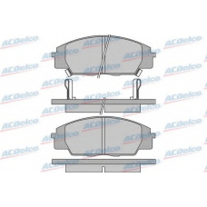 AC0581070D AC Delco Комплект тормозных колодок, дисковый тормоз