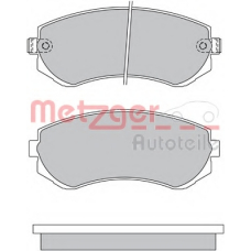 1170317 METZGER Комплект тормозных колодок, дисковый тормоз