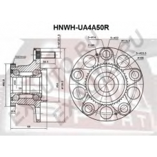 HNWH-UA4A50R ASVA Ступица колеса