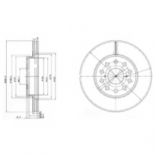 BG3269 DELPHI Тормозной диск