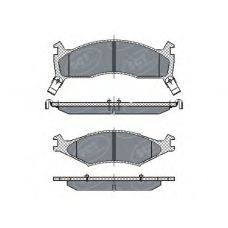 SP 267 PR SCT Комплект тормозных колодок, дисковый тормоз