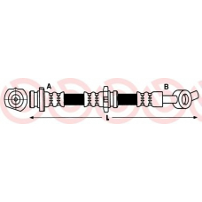 T 56 148 BREMBO Тормозной шланг