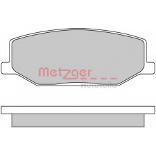 1170259 METZGER Комплект тормозных колодок, дисковый тормоз