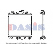 360004N AKS DASIS Радиатор, охлаждение двигателя