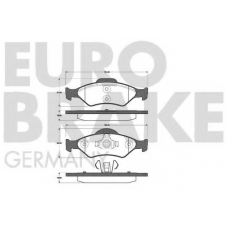 5502222556 EUROBRAKE Комплект тормозных колодок, дисковый тормоз