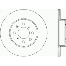 BDA1752.10 OPEN PARTS Тормозной диск