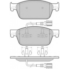 FBP-1672 FREMAX Комплект тормозных колодок, дисковый тормоз