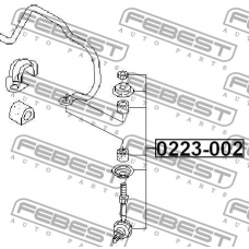0223-002 FEBEST Тяга / стойка, стабилизатор