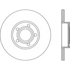 BDR1037.10 OPEN PARTS Тормозной диск