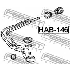 HAB-146 FEBEST Подвеска, рычаг независимой подвески колеса