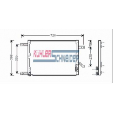 1022901 KUHLER SCHNEIDER Конденсатор, кондиционер