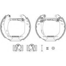 8DB 355 003-751 HELLA PAGID Комплект тормозных колодок