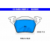 13.0460-3985.2 ATE Комплект тормозных колодок, дисковый тормоз