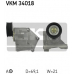 VKM 34018 SKF Натяжной ролик, поликлиновой  ремень