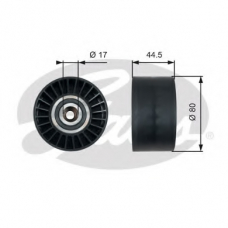 T36509 GATES Паразитный / ведущий ролик, поликлиновой ремень
