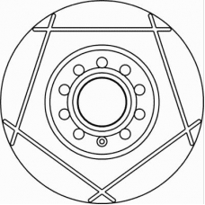 1815304743 S.b.s. Тормозной диск