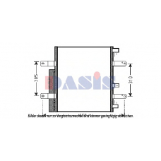 132000N AKS DASIS Конденсатор, кондиционер