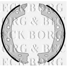 BBS6405 BORG & BECK Комплект тормозных колодок