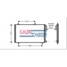 0720111 KUHLER SCHNEIDER Конденсатор, кондиционер