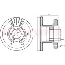 562468B BENDIX Тормозной диск