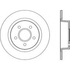 BDR2170.10 OPEN PARTS Тормозной диск