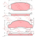 GDB4058 TRW Комплект тормозных колодок, дисковый тормоз
