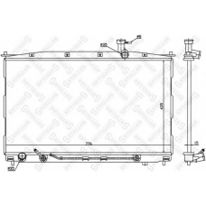 10-26612-SX STELLOX Радиатор, охлаждение двигателя