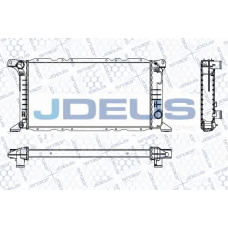 RA0120780 JDEUS Радиатор, охлаждение двигателя