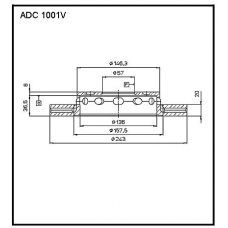 ADC 1001V Allied Nippon Гидравлические цилиндры
